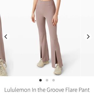 Lululemon Into the Groove pant Violet Verbena sz 8